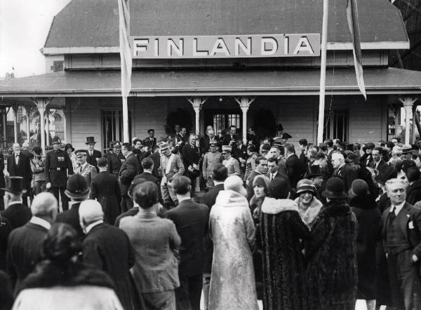 Fiera di Milano - Campionaria 1929 - Visita del Re Vittorio Emanuele III