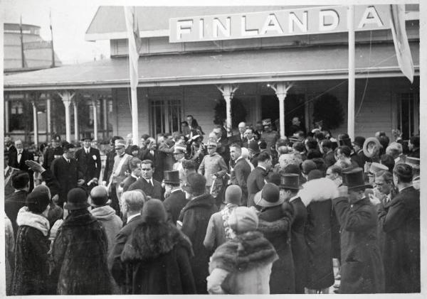 Fiera di Milano - Campionaria 1929 - Visita del Re Vittorio Emanuele III