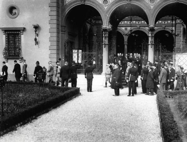 Fiera di Milano - Campionaria 1929 - Visita del Re Vittorio Emanuele III