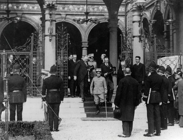 Fiera di Milano - Campionaria 1929 - Visita del Re Vittorio Emanuele III