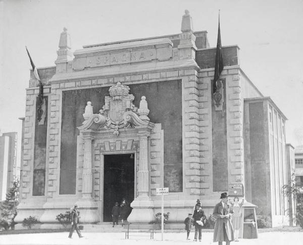 Fiera di Milano - Campionaria 1929 - Padiglione della Spagna - Esterno