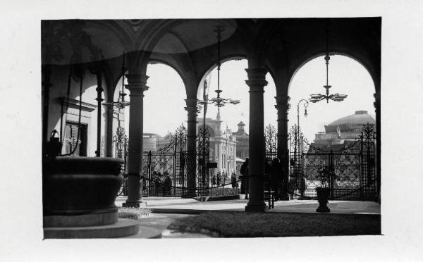 Fiera di Milano - Campionaria 1929 - Padiglione della Montecatini - Patio