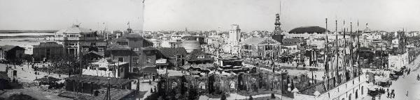 Fiera di Milano - Campionaria 1929 - Veduta panoramica dall'alto