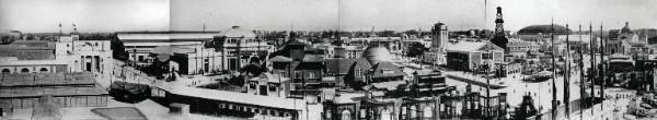 Fiera di Milano - Campionaria 1928 - Veduta panoramica dall'alto