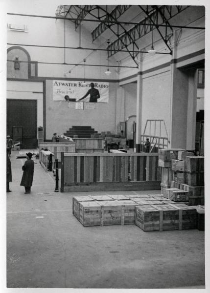 Fiera di Milano - Campionaria 1929 - Lavori di allestimento