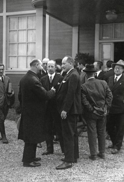 Fiera di Milano - Campionaria 1930 - Inaugurazione del padiglione dell'Ungheria