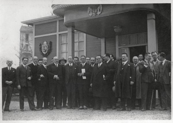 Fiera di Milano - Campionaria 1930 - Inaugurazione del padiglione dell'Ungheria