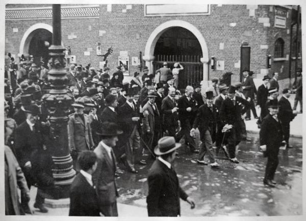 Fiera di Milano - Campionaria 1930 - Visita del ministro delle corporazioni Giuseppe Bottai in occasione della inaugurazione