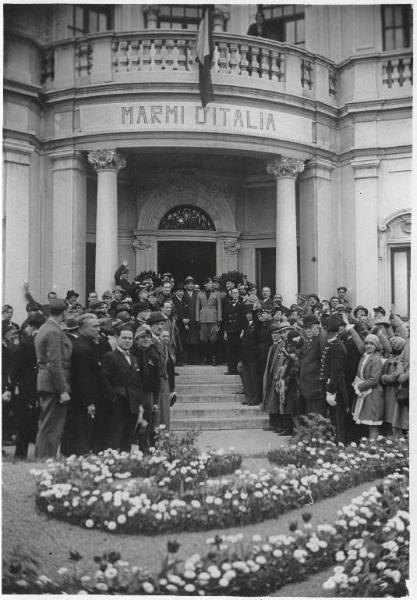 Fiera di Milano - Campionaria 1930 - Visita di Augusto Turati, segretario del Partito nazionale fascista