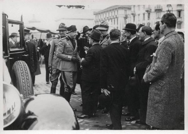 Fiera di Milano - Campionaria 1930 - Visita di Augusto Turati, segretario del Partito nazionale fascista