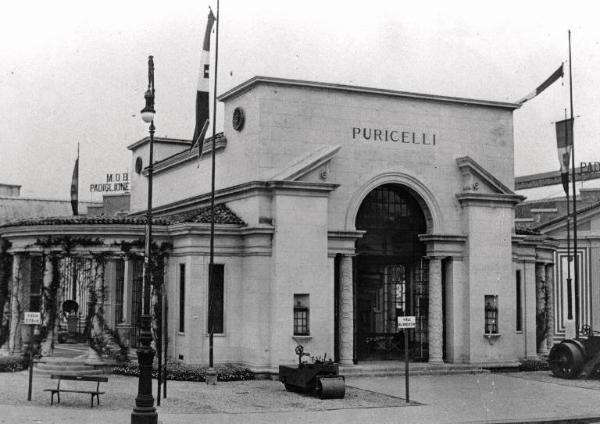 Fiera di Milano - Campionaria 1930 - Padiglione della Puricelli - Esterno