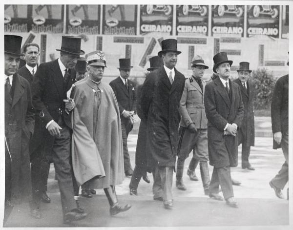 Fiera di Milano - Campionaria 1930 - Visita del Re Vittorio Emanuele III