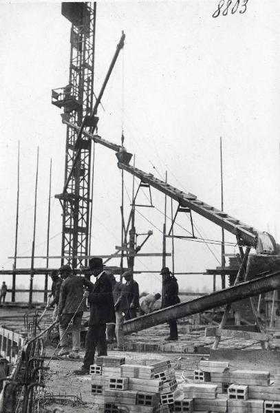 Fiera di Milano - Palazzo dello sport - Costruzione