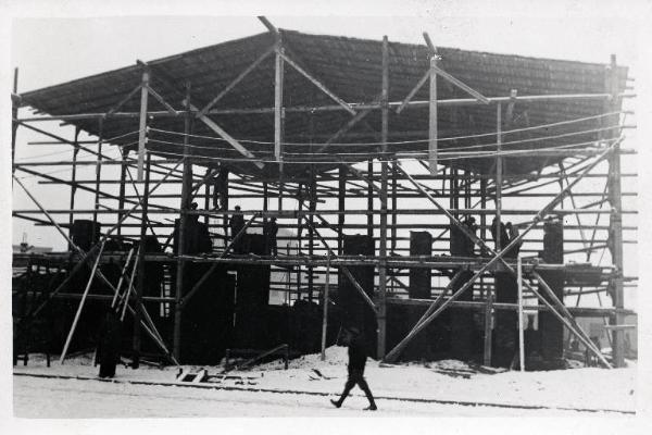 Fiera di Milano - Padiglione della Cecoslovacchia - Costruzione