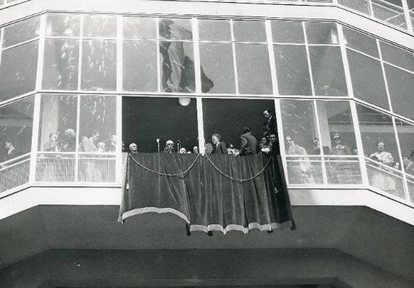 Fiera di Milano - Campionaria 1949 - Visita del presidente della Repubblica Luigi Einaudi in occasione della inaugurazione