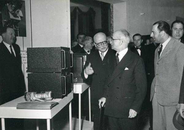 Fiera di Milano - Campionaria 1949 - Visita del presidente della Repubblica Luigi Einaudi in occasione della inaugurazione