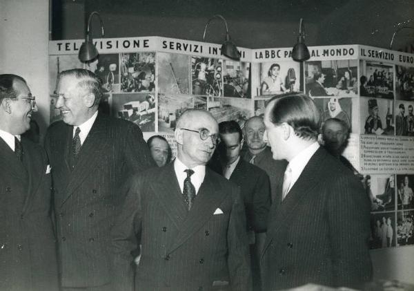 Fiera di Milano - Campionaria 1949 - Visita del presidente della Repubblica Luigi Einaudi in occasione della inaugurazione