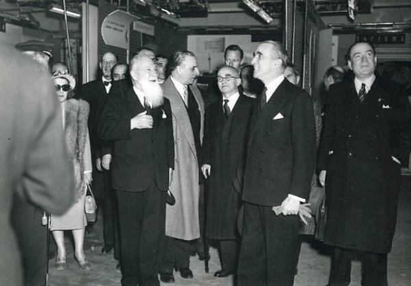 Fiera di Milano - Campionaria 1949 - Visita del presidente della Repubblica Luigi Einaudi in occasione della inaugurazione