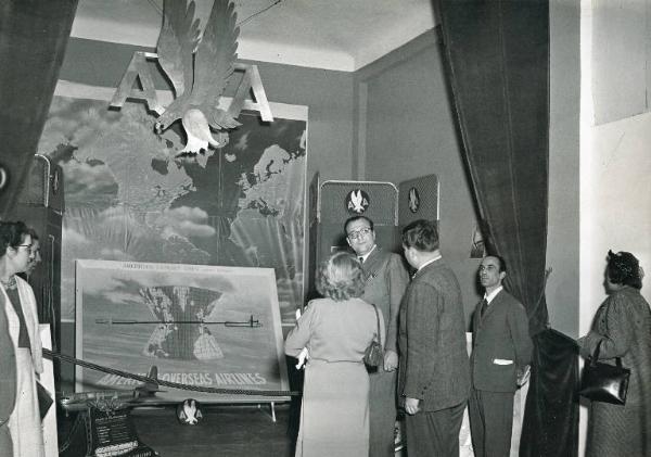 Fiera di Milano - Campionaria 1949 - Visita del ministro dell'industria e del commercio Ivan Matteo Lombardo