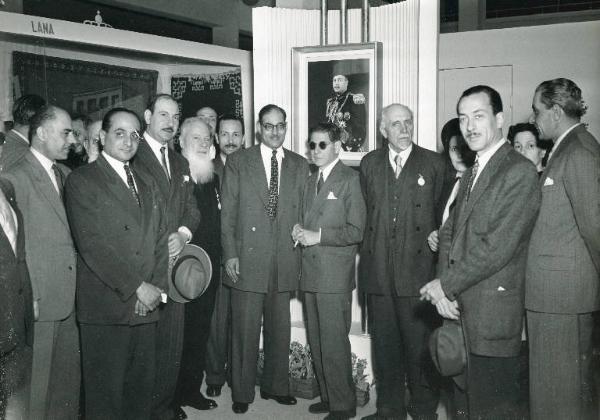 Fiera di Milano - Campionaria 1949 - Visita di personalità in occasione della Giornata dell'Egitto