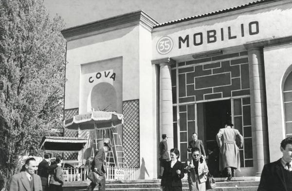 Fiera di Milano - Campionaria 1951 - Padiglione del mobilio - Veduta esterna