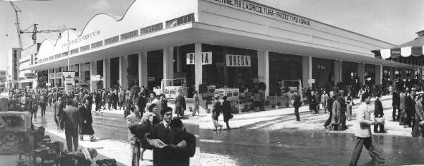 Fiera di Milano - Campionaria 1951 - Tettoia delle macchine agricole - Veduta esterna