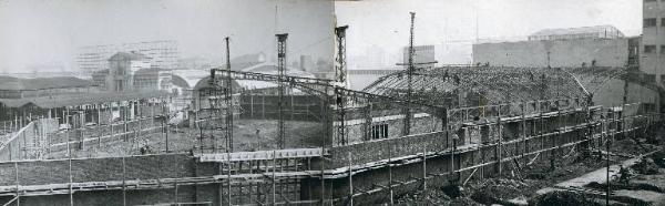 Fiera di Milano - Padiglione delle macchine per molini, panifici e pastifici - Lavori di costruzione