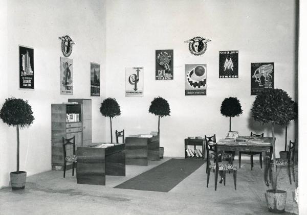 Fiera di Milano - Campionaria 1949 - Palazzo delle nazioni - Mostra dell'UFI (Union des foires internationales)