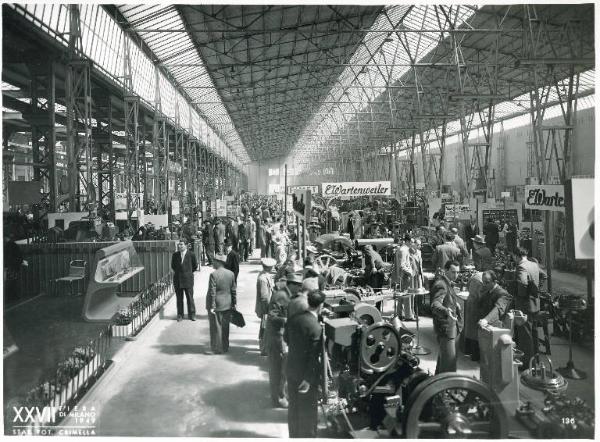 Fiera di Milano - Campionaria 1949 - Padiglione della meccanica - Interno