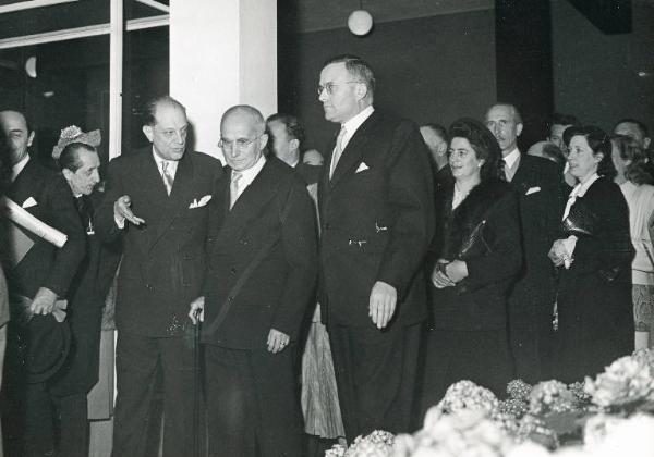 Fiera di Milano - Campionaria 1950 - Visita del presidente della Repubblica Luigi Einaudi in occasione della inaugurazione