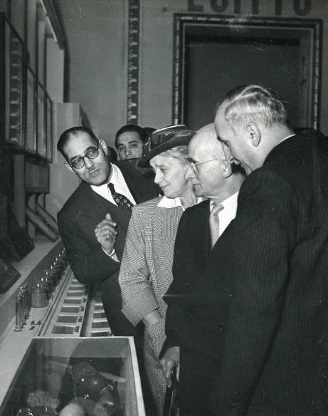 Fiera di Milano - Campionaria 1950 - Visita del presidente della Repubblica Luigi Einaudi in occasione della inaugurazione