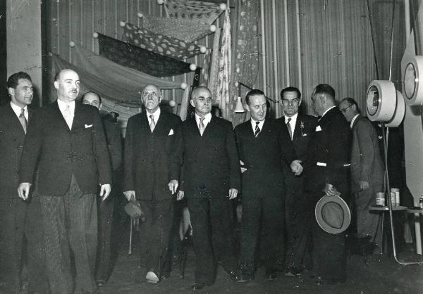 Fiera di Milano - Campionaria 1950 - Visita del presidente della Repubblica Luigi Einaudi in occasione della inaugurazione