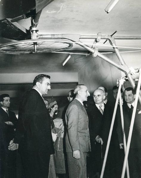 Fiera di Milano - Campionaria 1950 - Visita del presidente della Repubblica Luigi Einaudi in occasione della inaugurazione