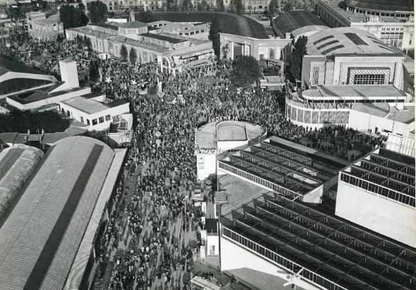 Fiera di Milano - Campionaria 1950 - Veduta dall'alto