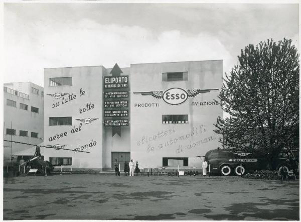 Fiera di Milano - Campionaria 1950 - Palazzo dell'eliporto "Leonardo da Vinci" - Veduta esterna