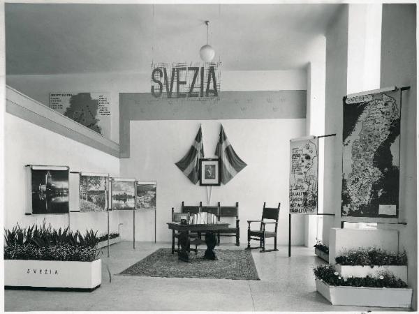 Fiera di Milano - Campionaria 1950 - Palazzo delle nazioni - Mostra ufficiale della Svezia