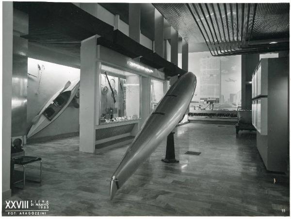 Fiera di Milano - Campionaria 1950 - Padiglione del Gruppo Montecatini - Sala dell'alluminio