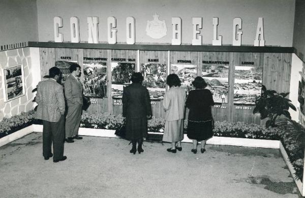 Fiera di Milano - Campionaria 1951 - Palazzo delle nazioni - Mostra ufficiale del Congo Belga