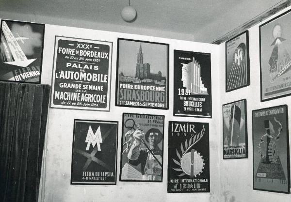 Fiera di Milano - Campionaria 1951 - Palazzo delle nazioni - Mostra dell'UFI (Union des foires internationales)