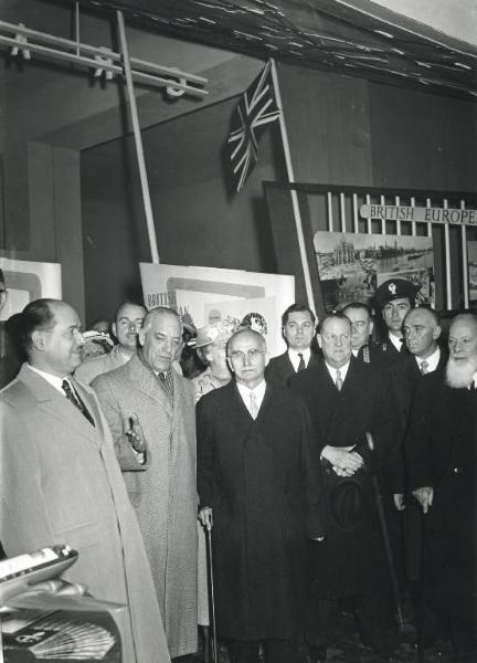 Fiera di Milano - Campionaria 1951 - Visita del presidente della Repubblica Luigi Einaudi in occasione della inaugurazione