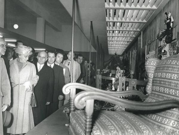 Fiera di Milano - Campionaria 1951 - Visita del presidente della Repubblica Luigi Einaudi in occasione della inaugurazione