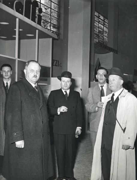 Fiera di Milano - Campionaria 1951 - Visita del presidente della Camera di commercio austriaca Julius Raab