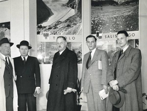 Fiera di Milano - Campionaria 1951 - Visita del presidente della Camera di commercio austriaca Julius Raab