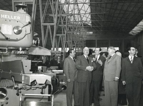 Fiera di Milano - Campionaria 1951 - Visita del ministro tedesco dell'economia Ludwig Erhard