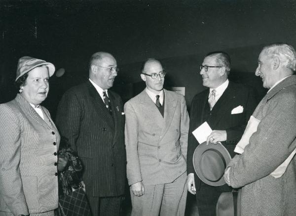 Fiera di Milano - Campionaria 1952 - Visita di personalità brasiliane