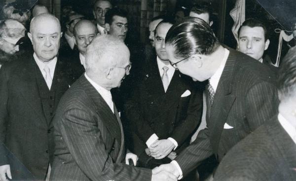 Fiera di Milano - Campionaria 1952 - Visita del presidente della Repubblica Luigi Einaudi