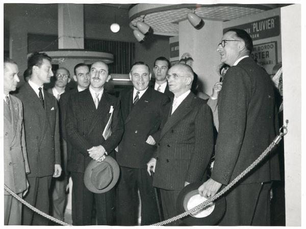 Fiera di Milano - Campionaria 1952 - Visita del presidente della Repubblica Luigi Einaudi