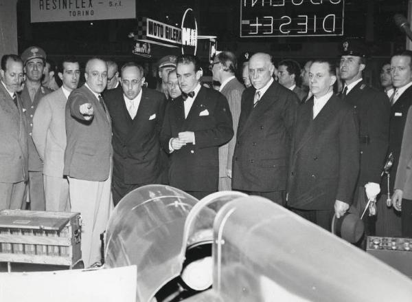 Fiera di Milano - Campionaria 1952 - Visita del principe Ranieri III di Monaco