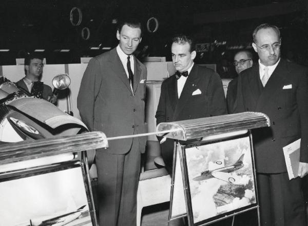 Fiera di Milano - Campionaria 1952 - Visita del principe Ranieri III di Monaco