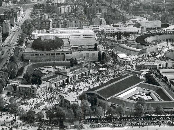 Fiera di Milano - Campionaria 1952 - Veduta dall'alto